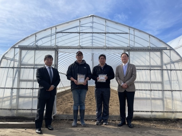 茨城県ひたちなか市「しんあい農園」— 生分解性マルチシートで効率化と環境配慮を実現